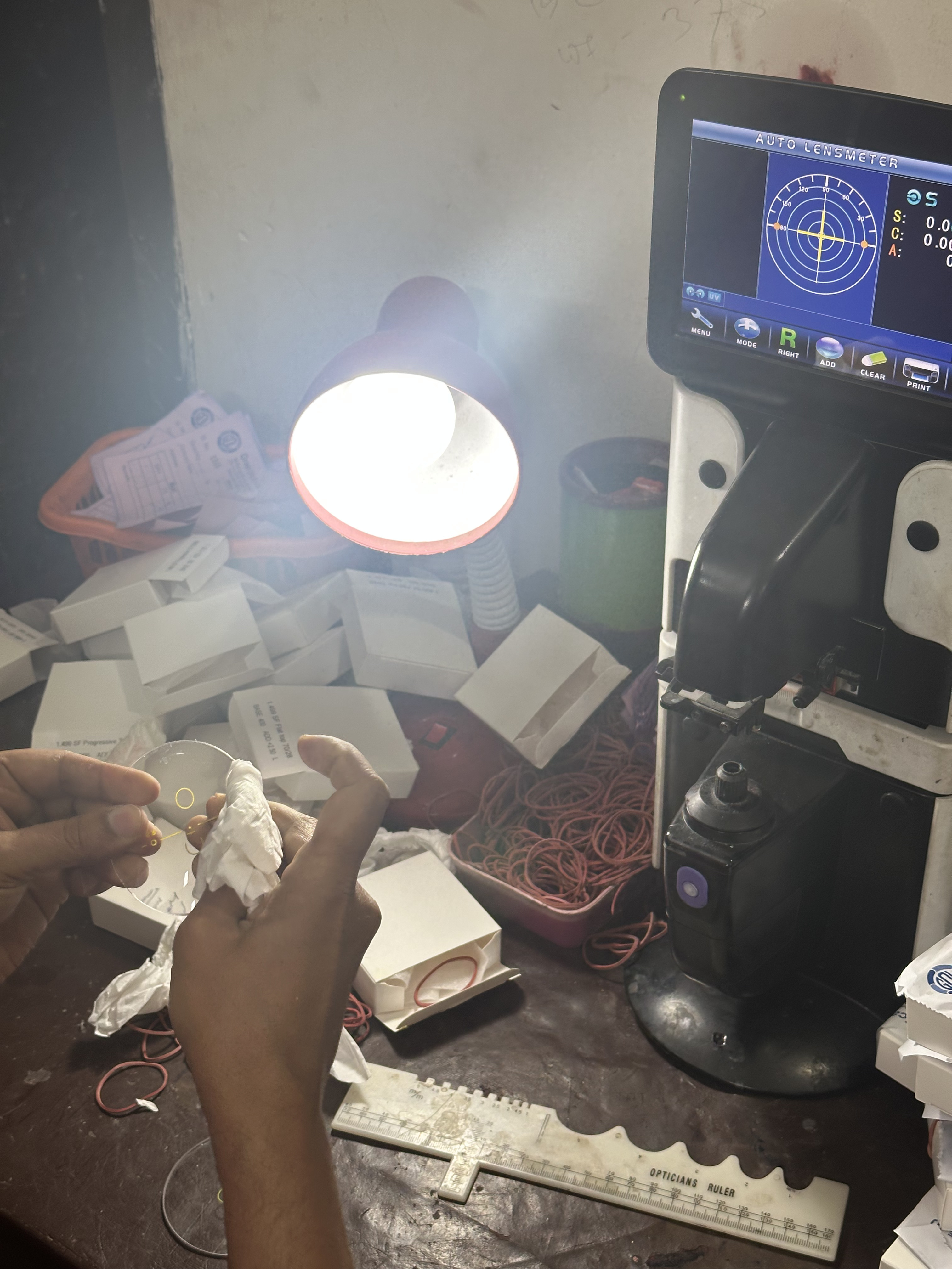 In-house optical lab